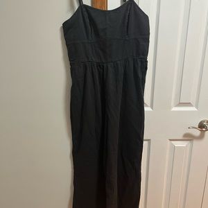 Old Navy Jumpsuit - L and XL- Black with ties